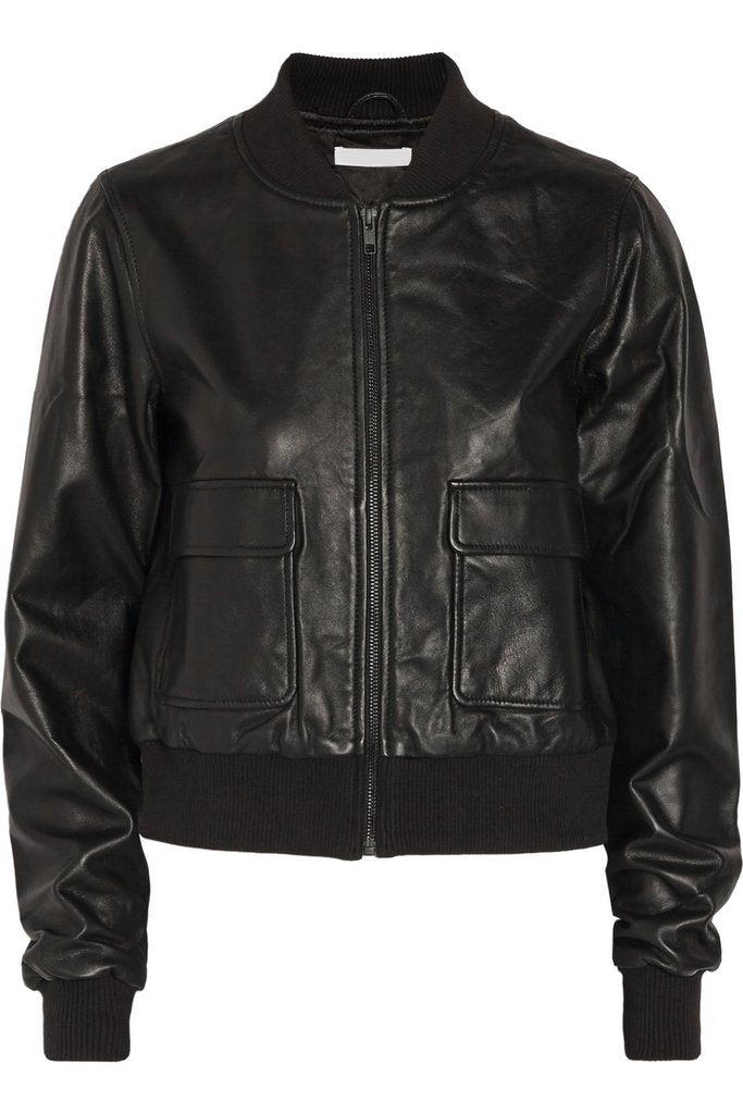 Super Barry Women Bomber Leather Jackets