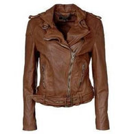 Bingeo Women Biker Leather Jackets - Xosack