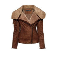 Clemzy Women Classic Leather Jackets - Xosack