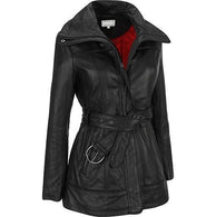 Designer Women Leather Coats - Xosack