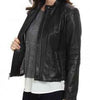 Henzy Women Classic Leather Jackets - Xosack