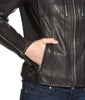 Women Classic Leather Jackets: Janita
