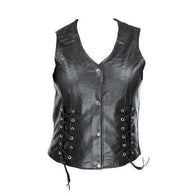 Lacedize Women Leather Vests - Xosack