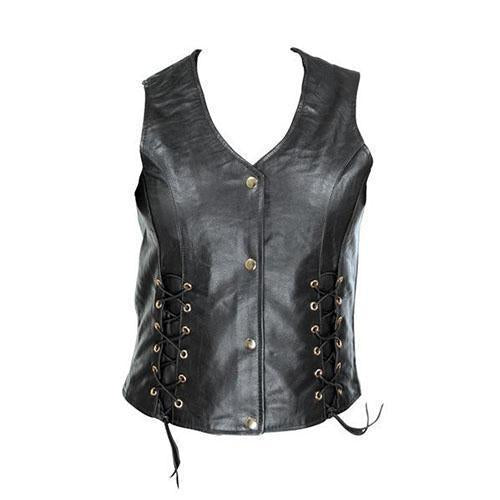 Lacedize Women Leather Vests - Xosack