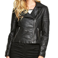 Minsy Women Biker Leather Jackets - Xosack