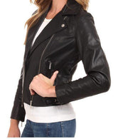 Petrina Women Classic Leather Jackets - Xosack