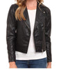 Petrina Women Classic Leather Jackets - Xosack