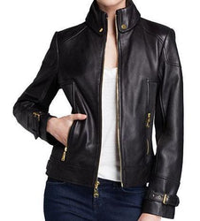 Siaga Women Classic Leather Jackets - Xosack