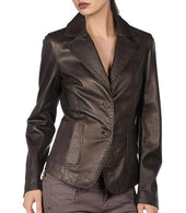 Silky Women Leather Coats - Xosack