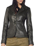 Super Slimy Women Leather Coats