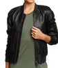 Timmy Women Bomber Leather Jackets - Xosack