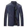 Plus Size New Fashion Men Faux Leather Jackets