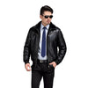 AIBIANOCEL Mens Winter Leather Jacket