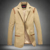 New Fashion Top Men's Casua Blazers Leather