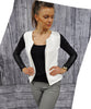 Women's Classic Angle Zipper Jacket with Braids and Liner