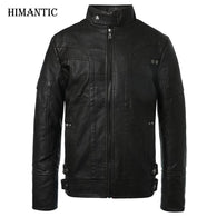 Motorcycle  Men Autumn Winter Leather Jackets