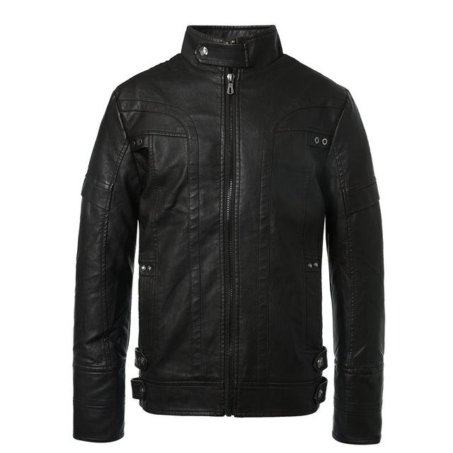 Motorcycle  Men Autumn Winter Leather Jackets