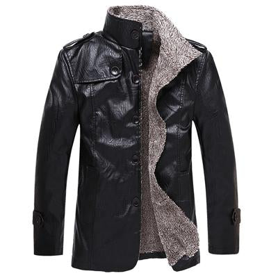Mountainskin Winter Men's Leather Jackets