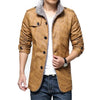 LOMAIYI NEW Plus Size M-8XL Men's Winter Leather Jacket