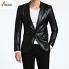 Leather Dress Blazers Men