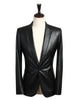 Leather Dress Blazers Men