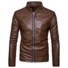 High Quality Men's Autumn Winter PU Leather Jacket