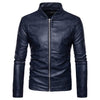 High Quality Men's Autumn Winter PU Leather Jacket