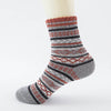 Cozy Striped Socks - Fuzzy Winter Wool Socks Set