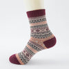 Cozy Striped Socks - Fuzzy Winter Wool Socks Set