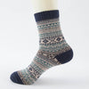 Cozy Striped Socks - Fuzzy Winter Wool Socks Set