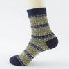 Cozy Striped Socks - Fuzzy Winter Wool Socks Set