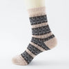 Cozy Striped Socks - Fuzzy Winter Wool Socks Set