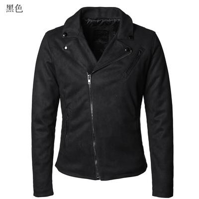 Men motorcycle bikers zipper jacket men