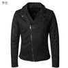 Men motorcycle bikers zipper jacket men