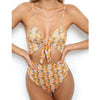 Women's Piece Of Swimsuit Floral Bowknot Bikini Swimwear