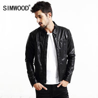 SIMWOOD PU leather jacket men