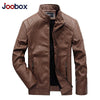 PU Faux Leather Jacket Men Good Quality