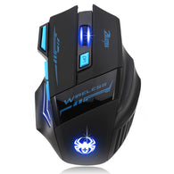 Adjustable 2400DPI Optical Wireless Gaming Game Mouse