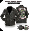 LP-FACON Riverdale Southside Serpents Gang Mens Biker Leather Jacket